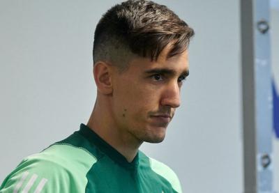 Edgar Badía en su primer día como jugador del Real Zaragoza (Foto: RZ).