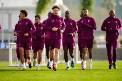 El entrenamiento de este domingo (Foto: SFC)