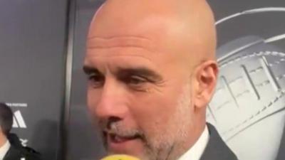 Guardiola, en la gala The BEst.