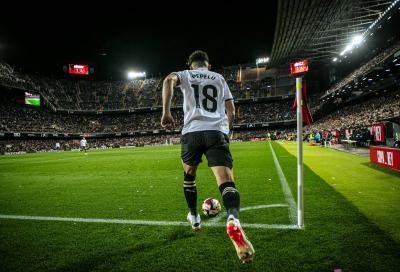 Pepelu, en el Valencia CF - Celta de Vigo (Foto: VCF).