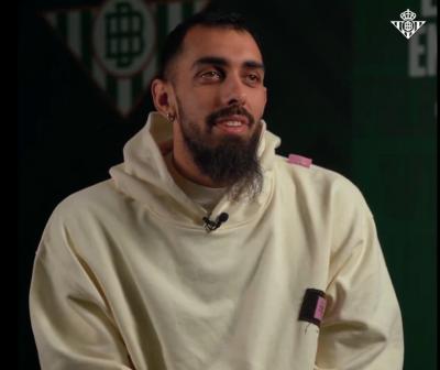 Borja Iglesias, emocionado.