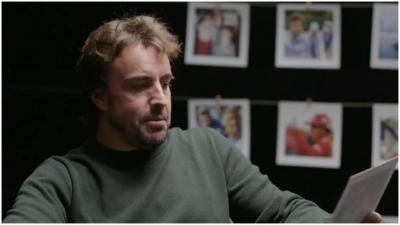 Fernando Alonso, en el documental 'Fernando: Revelado' (Foto: DAZN).