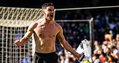 Gol de Roman Yaremchuk a la UD Almería (Foto: Valencia CF).