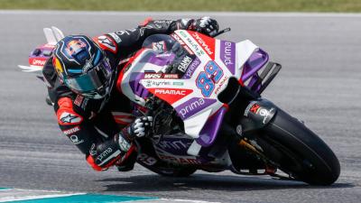 Jorge Martín, en los test de Sepang (Foto: Cordon Press).