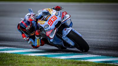 Marc Márquez, en los test de Sepang (Foto: MotoGP).