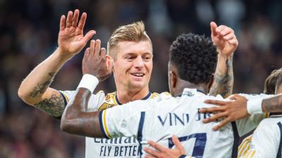 Toni Kroos y Vinicius Jr. (Fuente: Cordon Press)