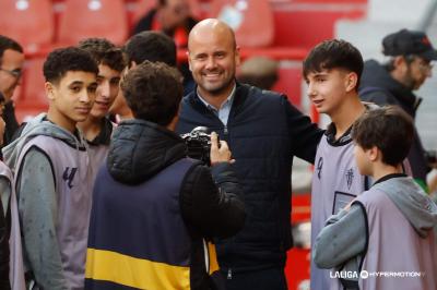 Miguel Ángel Ramírez en la previa del Valladolid - Sporting (Foto: LALIGA).