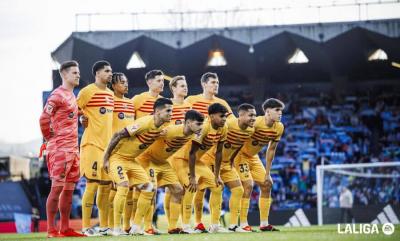 El once del Barcelona ante el Celta de Vigo (Foto: LALIGA).