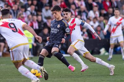 Arda Güler, en el Rayo-Real Madrid (Foto: Cordon Press).