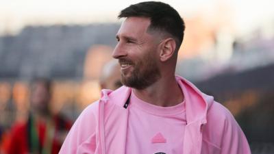 Leo Messi antes de un partido con el Inter de Miami (Foto: Cordon Press).