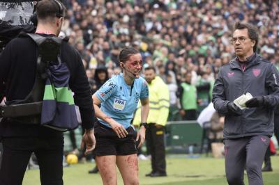 Guadalupe Porras, muy malherida tras el incidente (Foto: Kiko Hurtado)