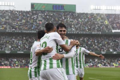 Johnny Cardoso celebra su gol al Athletic (Foto: Kiko Hurtado)