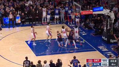 Partido de los Knicks contra los Pistons (RR.SS)