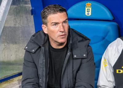 Luis Carrión en el Carlos Tartiere (Foto: LALIGA).