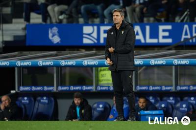 Mauricio Pellegrino, en el Real Sociedad - Cádiz (Foto: LALIGA).