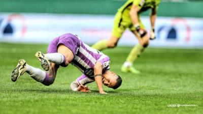 Marcos André, ante el Racing de Ferrol.