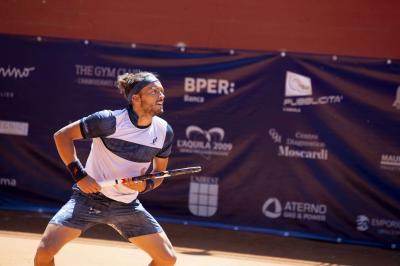 Marco Bortolotti, en un partido de tenis (Foto: Cordon Press).