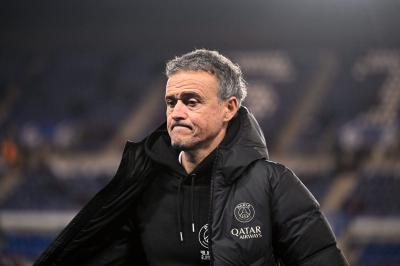 Luis Enrique, en un partido con el PSG (Foto: Cordon Press).