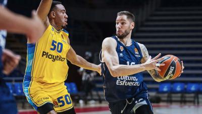 Dura derrota de Valencia Basket en Belgrado ante Maccabi Tel Aviv (95-80)