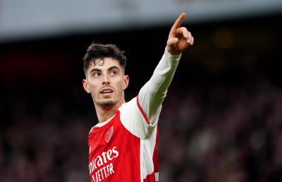 Kai Havertz celebrando un gol con el Arsenal (Foto: Cordon Press).