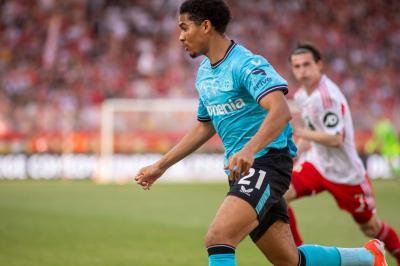 Amine Adli, jugador del Bayer Leverkusen ante el Union Berlín (Foto: Cordon Press).