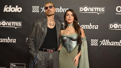 Violeta Mangriñán y Fabio en un evento (Europa Press)