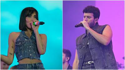 Aitana y Sebastián Yatra en uno de sus conciertos (Europa Press)