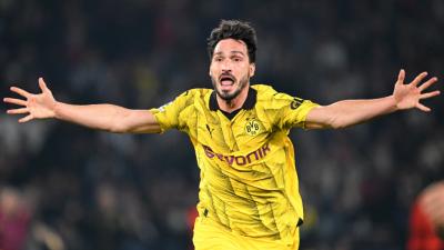 Matt Hummels celebrando el gol de la victoria ante el PSG (Europa Press)