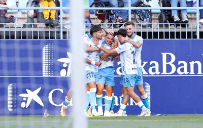 Larrubia y Sangalli, protagonistas en el tercer gol como asistente y finalizador. (MCF)