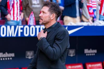 Diego Pablo Simeone, en el Metropolitano (Foto: Cordon Press).