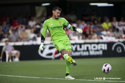 Cristian Álvarez, en el Real Zaragoza (Foto: LALIGA).