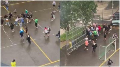 Un árbitro de fútbol no federado fue apuñalado en Bidebieta.