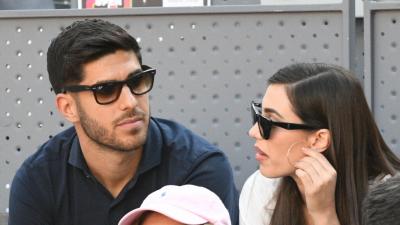 Marco Asensio y Sandra Garal en el Mutua Madrid Open (Fuente: Europa Press)