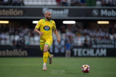 Paris Adot, durante un partido con el Dépor (Foto: RCD).