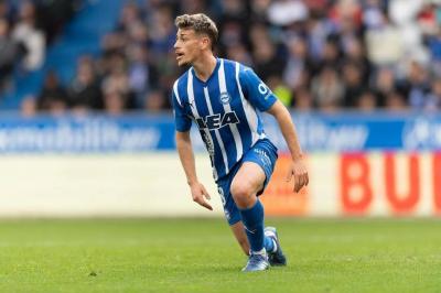 Antonio Blanco, en un partido con el Deportivo Alavés (Foto: DA).