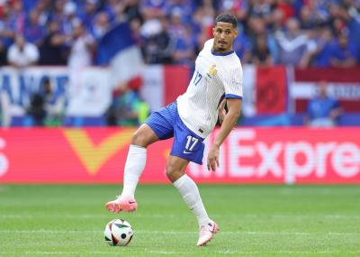 William Saliba, en un partido con Francia en la Eurocopa (Foto: Cordon Press).
