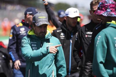 Fernando Alonso, en el circuito de Silverstone (Europa Press)
