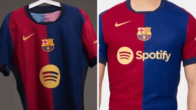 El Barcelona se hace un lio con Spotify en la nueva camiseta por culpa de Nike