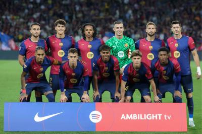 El once del Barcelona ante el Getafe (Foto: Cordon Press).