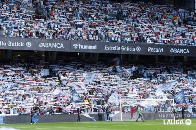 Afición del Celta ante el Girona (Foto: LaLiga).