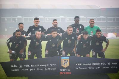 Alineación de Deportivo Riestra en un partido de la Liga Argentina (Foto: Cordon Press).