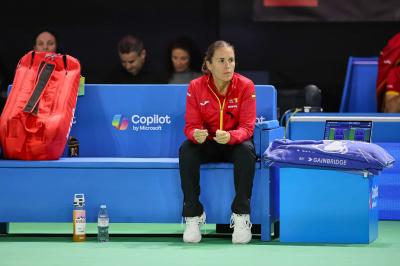 Anabel Medina, en la Billie Jean King Cup de Málaga (Foto: Cordon Press).