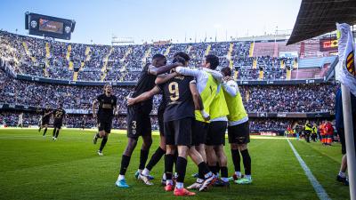 Gol del Valencia CF ante el Real Betis (Foto: Valencia CF).