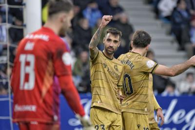 Brais Méndez fue el autor del 0-2 de la Real en Ponferrada (Foto: Giovanni Batista).