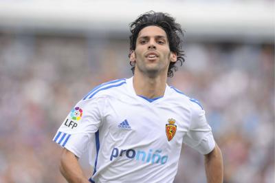 Ángel Lafita, en un partido del Real Zaragoza (FOTO: Cordón Press).