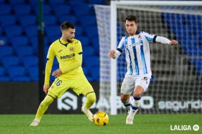 Lance del Real Sociedad-Villarreal de la pasada temporada (Foto: LaLiga).