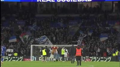 La Marcha de San Sebastián suea en el Reale Arena.