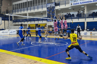 CV Melilla doblega al UPV Léleman Conqueridor en el tie break