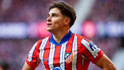 Julián Álvarez se rinde a la afición del Atlético de Madrid