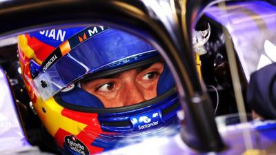 Carlos Sainz, durante los test de Bahréin (Foto: Williams).